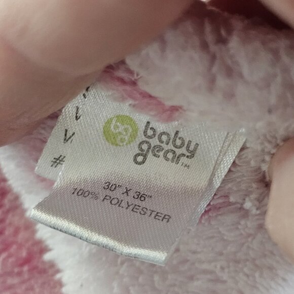 Baby Gear Light Pink Baby Blanket Butterfly Flower Ladybug Pastel Well Loved - Picture 8 of 10